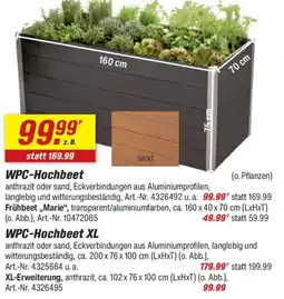 toom Baumarkt WPC-Hochbeet XL Angebot