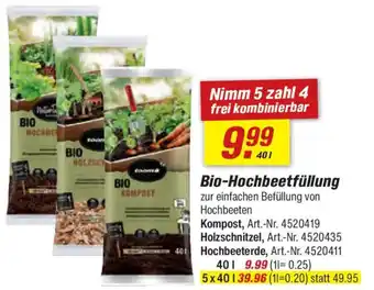 toom Baumarkt Bio-Hochbeetfüllung Angebot