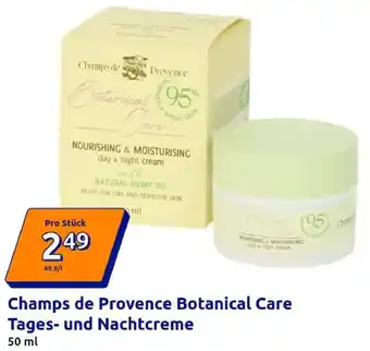 Action Champs de Provence Botanical Care Tages- und Nachtcreme Angebot