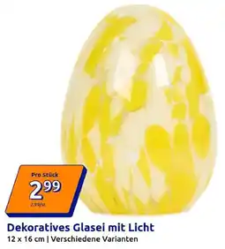 Action Dekoratives Glasei mit Licht Angebot