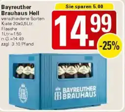 WEZ Bayreuther Brauhaus Hell Angebot