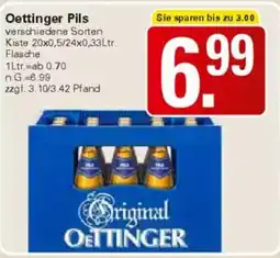 WEZ Oettinger Pils Angebot