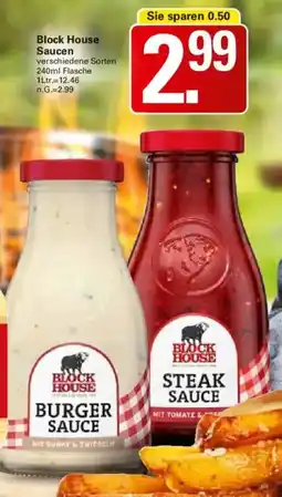 WEZ Block House Saucen Angebot