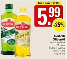 WEZ Bertolli Olivenöl Angebot