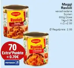 WEZ Maggi Ravioli Angebot