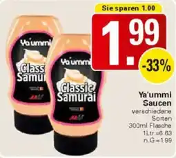 WEZ Ya'ummi Saucen Angebot