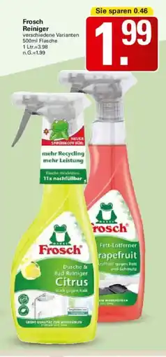 WEZ Frosch Reiniger Angebot