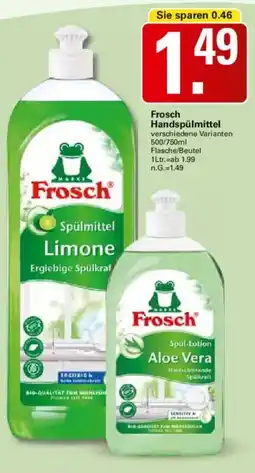 WEZ Frosch Handspülmittel Angebot