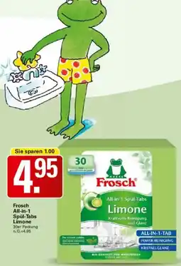 WEZ Frosch All-in-1 Spül-Tabs Limone Angebot