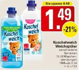 WEZ Kuschelweich Weichspüler Angebot