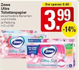 WEZ Zewa Ultra Toilettenpapier Angebot