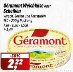 Simmel Géramont Weichkäse oder Scheiben Angebot