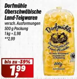 Simmel Dorfmühle Oberschwäbische Land-Teigwaren Angebot