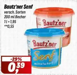 Simmel Bautz'ner Senf Angebot