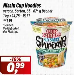 Simmel Nissin Cup Noodles Angebot