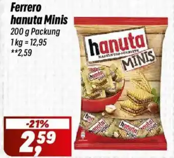 Simmel Ferrero hanuta Minis Angebot