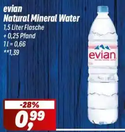 Simmel evian Natural Mineral Water Angebot