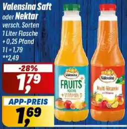 Simmel Valensina Saft oder Nektar Angebot