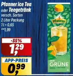 Simmel Pfanner ice Tea oder Teegetränk Angebot