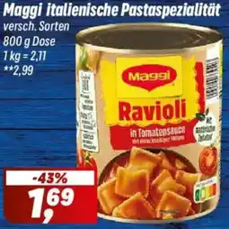 Simmel Maggi italienische Pastaspezialität Angebot