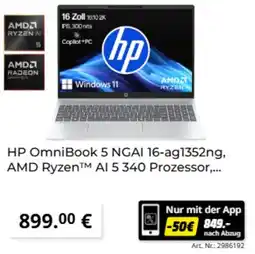 MediaMarkt HP OmniBook 5 NGAI 16-ag1352ng Angebot