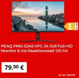 MediaMarkt PEAQ PMO S245-VFC 24 Zoll Full-HD Monitor Angebot