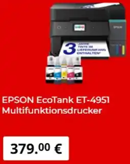 MediaMarkt EPSON EcoTank ET-4951 Multifunktionsdrucker Angebot