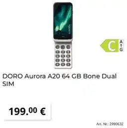 MediaMarkt DORO Aurora A20.64 GB Bone Dual SIM Angebot