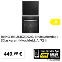 MediaMarkt BEKO BBUM13329XS, Einbauherdset Angebot