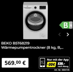 MediaMarkt BEKO B5T68219 Wärmepumpentrockner Angebot