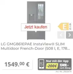 MediaMarkt LG GMG861EPAE InstaView SLIM Multidoor French-Door Angebot
