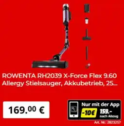 MediaMarkt ROWENTA RH2039 X-Force Flex 9.60 Allergy Stielsauger Angebot