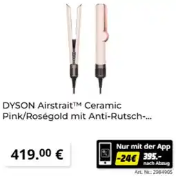 MediaMarkt DYSON Airstrait Ceramic Pink/Roségold mit Anti-Rutsch-... Angebot