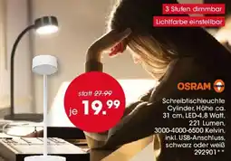 Möbel Martin OSRAM Schreibtischleuchte Cylinder Angebot