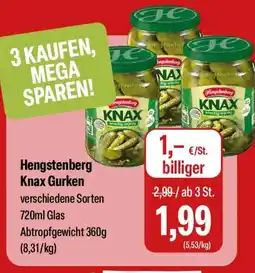Feneberg Hengstenberg Knax Gurken Angebot