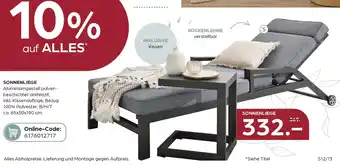 Möbel Buss Sonnenliege Angebot