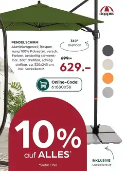 Möbel Buss doppler Pendelschirm Angebot