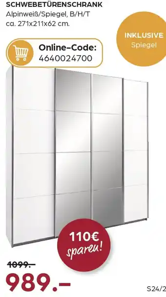Möbel Buss Schwebetürenschrank Angebot