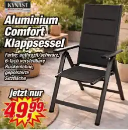 Posten Börse KYNAST Aluminium Comfort Klappsessel Angebot