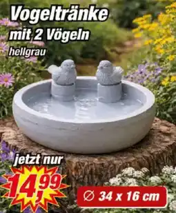 Posten Börse Vogeltränke mit 2 Vögeln Angebot