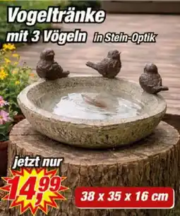 Posten Börse Vogeltränke mit 3 Vögeln Angebot