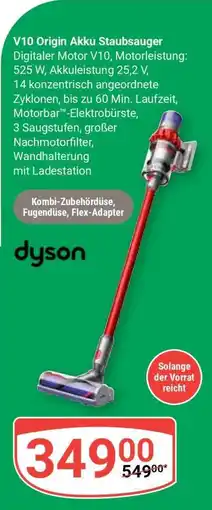 Globus V10 Origin Akku Staubsauger Angebot