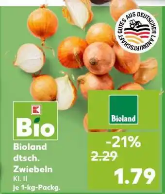 Kaufland Bioland dtsch. Zwiebeln Angebot