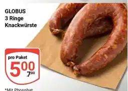 Globus GLOBUS 3 Ringe Knackwürste Angebot