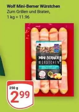 Globus Wolf Mini-Berner Würstchen Angebot