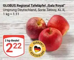 Globus GLOBUS Regional Tafeläpfel „Gala Royal“ Angebot