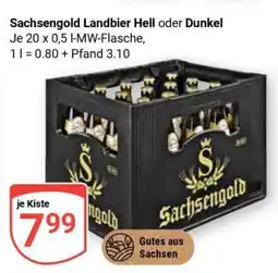 Globus Sachsengold Landbier Hell oder Dunkel Angebot