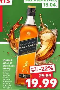 Kaufland Johnnie Walker Black Label Angebot