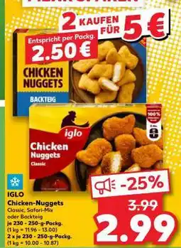 Kaufland iglo Chicken-Nuggets Angebot