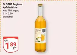 Globus GLOBUS Regional Apfelsaft Klar Angebot